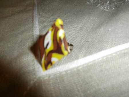 Bague multicolore